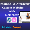 I will do create Custom Website with Elementor